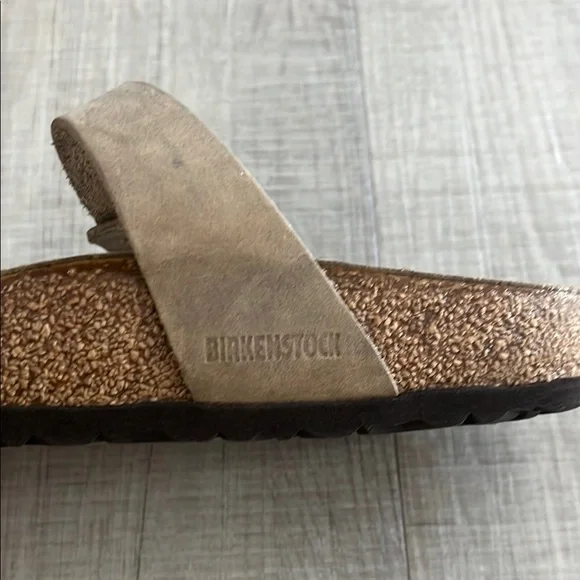 Birkenstock Taupe Triple-Strap Sandals - Picture 9 of 12